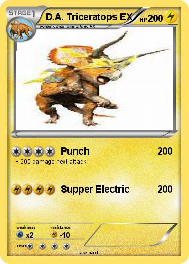 Pokemon D.A. Triceratops EX