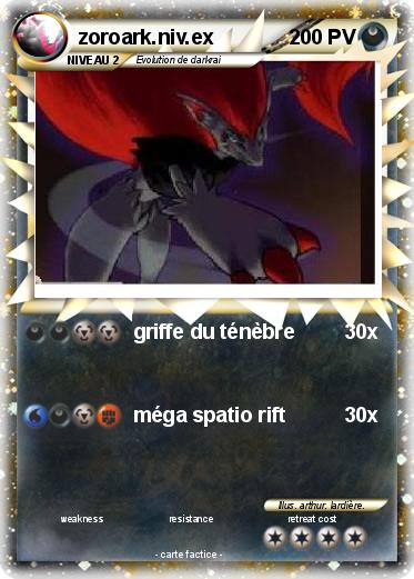 Pokemon zoroark.niv.ex