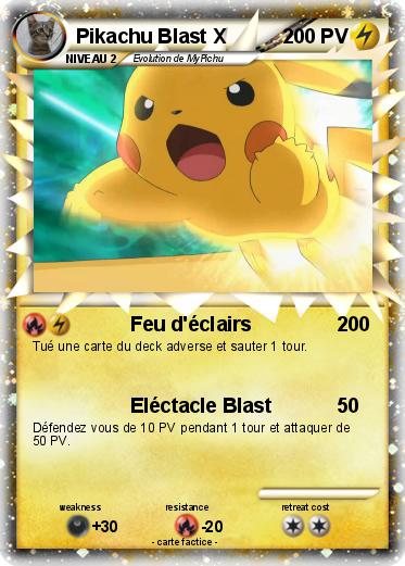 Pokemon Pikachu Blast X