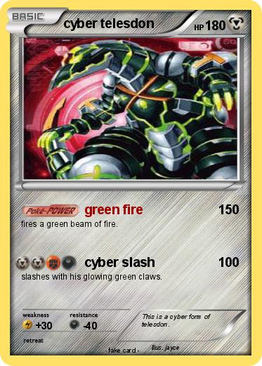 Pokemon cyber telesdon