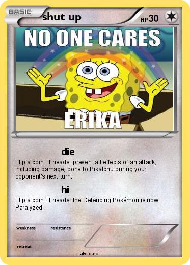 Pokemon shut up