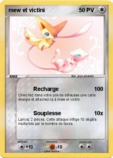 Pokemon mew et victini