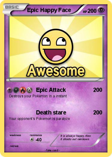 Pokemon Epic Happy Face