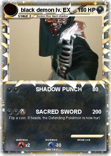 Pokemon black demon lv. EX