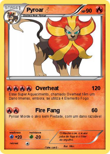 Pokemon Pyroar ♂
