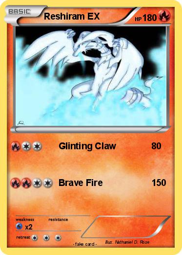 Pokemon Reshiram EX