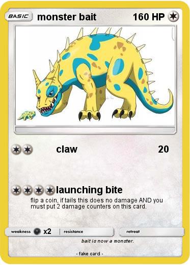 Pokemon monster bait