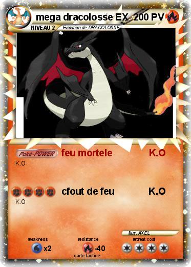 Pokemon mega dracolosse EX