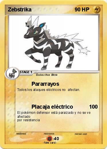 Pokemon Zebstrika