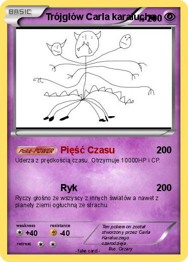 Pokemon Trójgłów Carla karalucha