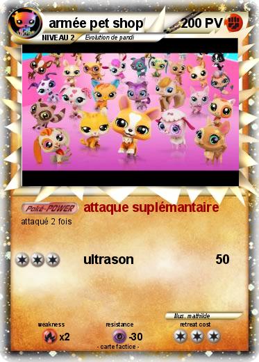 Pokemon armée pet shop