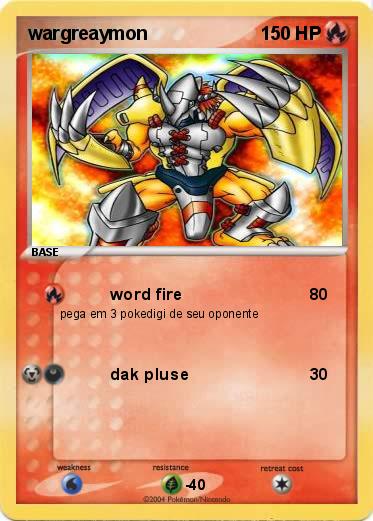 Pokemon wargreaymon 