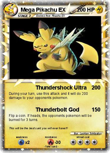 Pokemon Mega Pikachu EX