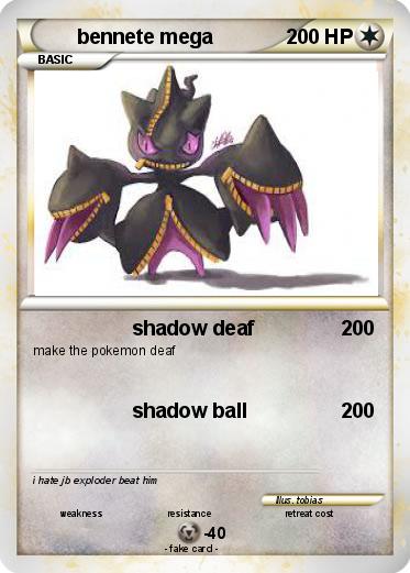 Pokemon bennete mega