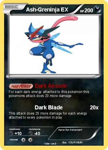Pokemon Ash-Greninja EX