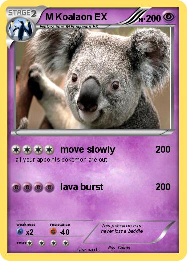 Pokemon M Koalaon EX