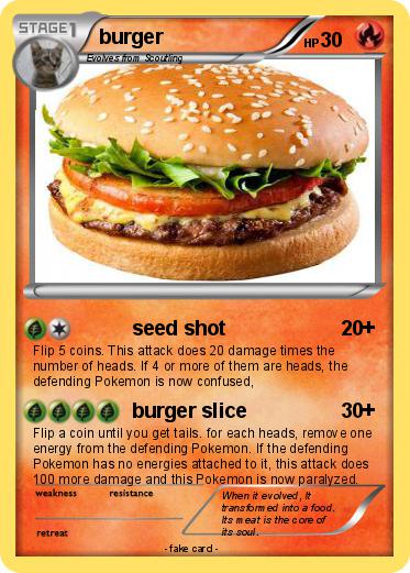 Pokemon burger