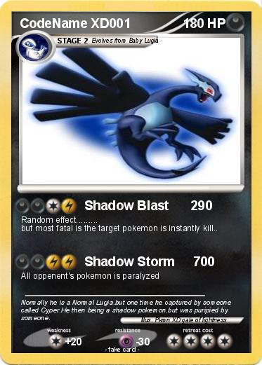 Pokemon CodeName XD001