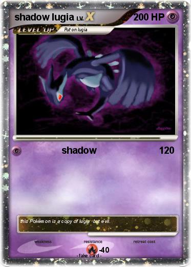 Pokemon shadow lugia