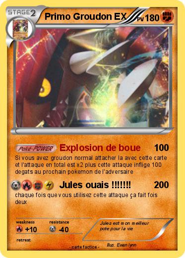 Pokemon Primo Groudon EX