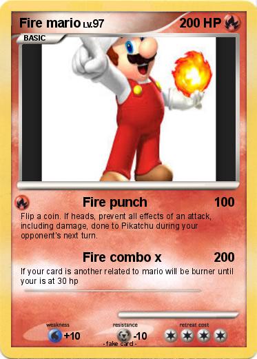 Pokemon Fire mario