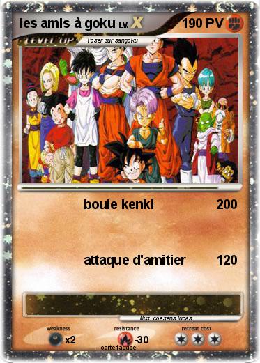 Pokemon les amis à goku