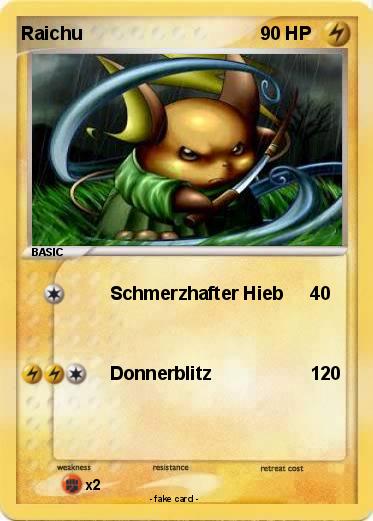 Pokemon Raichu