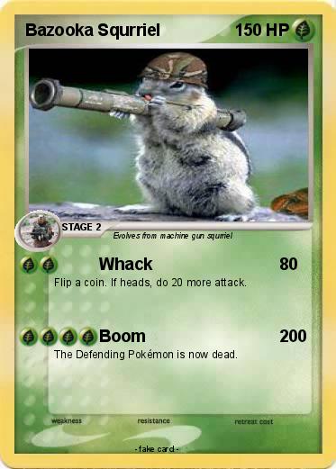 Pokemon Bazooka Squrriel