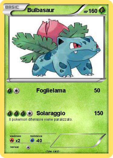 Pokemon Bulbasaur