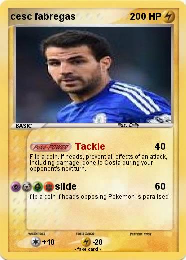 Pokemon cesc fabregas