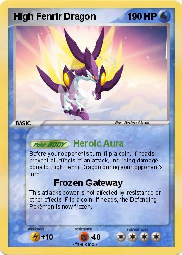 Pokemon High Fenrir Dragon