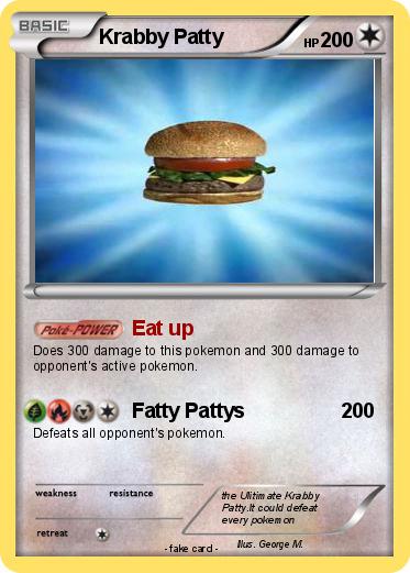 Pokemon Krabby Patty