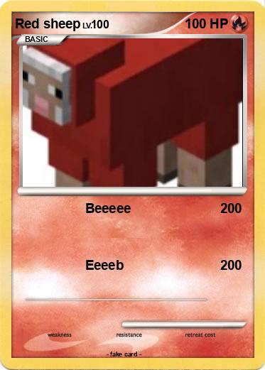 Pokemon Red sheep