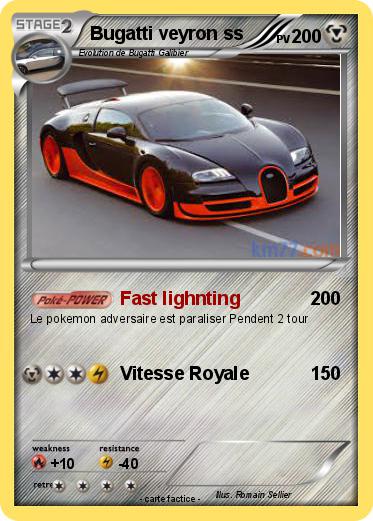 Pokemon Bugatti veyron ss