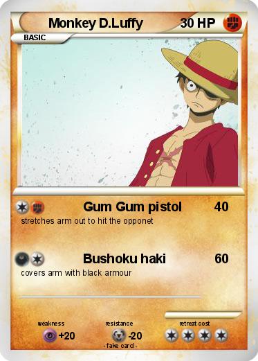 Pokemon Monkey D.Luffy