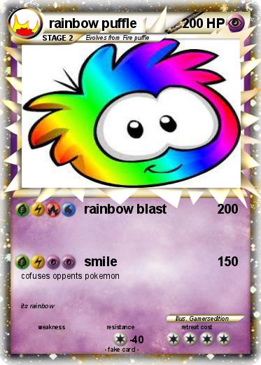 Pokemon rainbow puffle