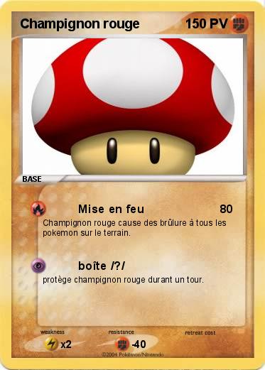 Pokemon Champignon rouge