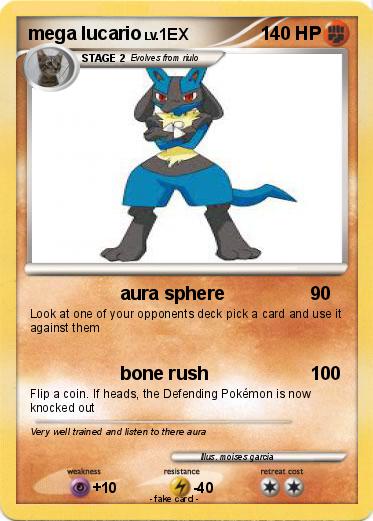 Pokemon mega lucario
