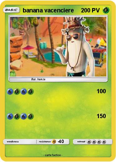 Pokemon banana vacenciere