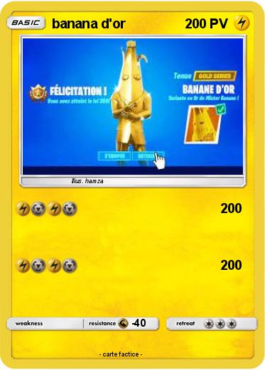 Pokemon banana d'or
