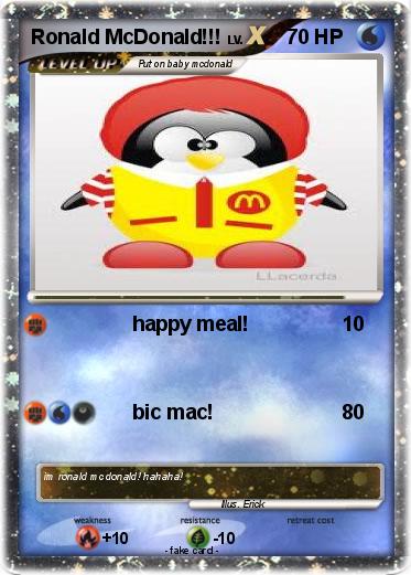 Pokemon Ronald McDonald!!!