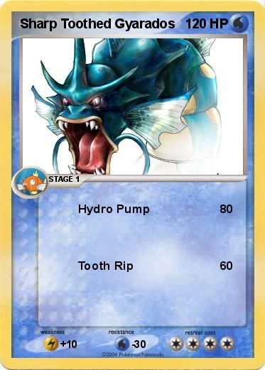 Pokemon Sharp Toothed Gyarados