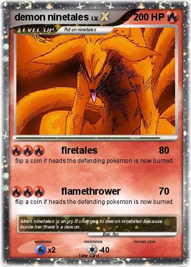 Pokemon demon ninetales