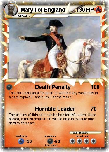 Pokemon Mary I of England
