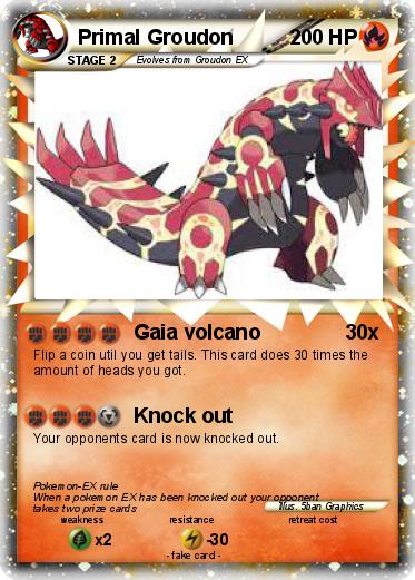 Pokemon Primal Groudon
