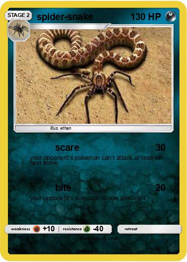 Pokemon spider-snake