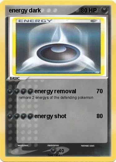 Pokemon energy dark