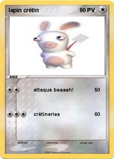 Pokemon lapin crétin