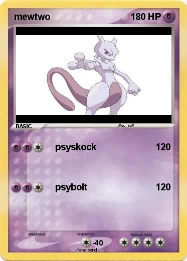 Pokemon mewtwo