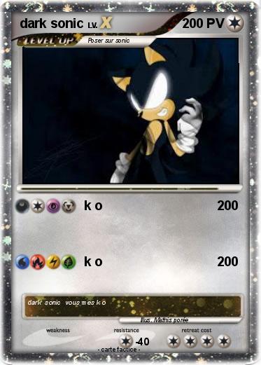 Pokemon dark sonic